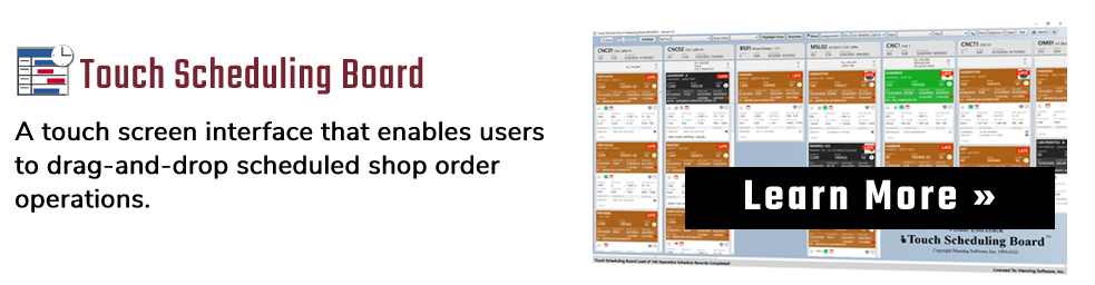 Touch Scheduling Board